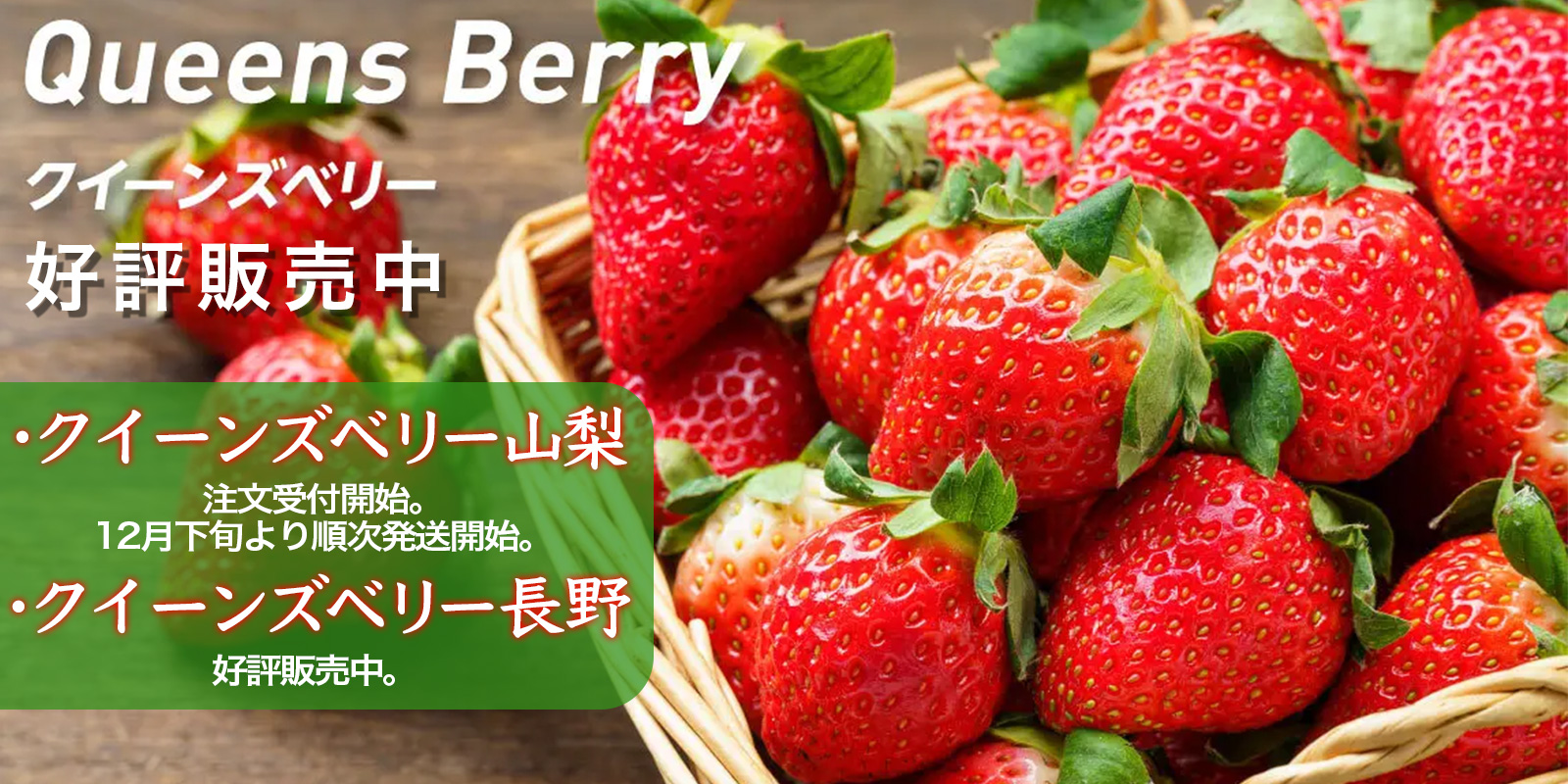 クイーンズベリー好評販売中