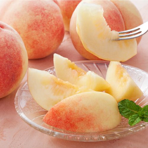 食品 山梨一宮の甘い桃 川中島白桃の特大サイズを6個詰めて発送 終了間近
